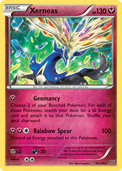 all legendary pokemon in x and y cards