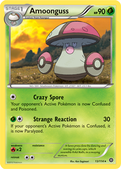- for Pokemon TCG Online ptcgo in Game Card 4x SPORE Amoonguss Playset 