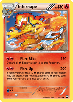 Infernape LV.X (dp1-121) - Pokemon Card Database