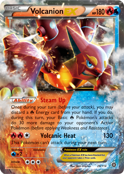 Pokemon TCG: Fall Battle Heart Tin Volcanion EX