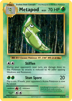 & Caterpie - Pokemon Evolution Themed Trading Card Lot #324 - Butterfree x18 Metapod