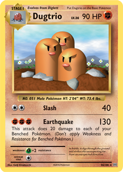 Dugtrio  Pokédex