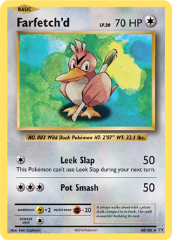 Farfetch'd, XY—Evolutions, TCG Card Database