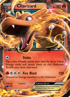 charizard x and y card