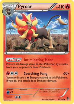 Pyroar · Phantom Forces (PHF) #12 ‹ PkmnCards