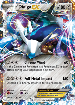 Dialga EX (carta ultra rara, lendária e brilhante) - Pokémon TCG Cards  (original em inglês)