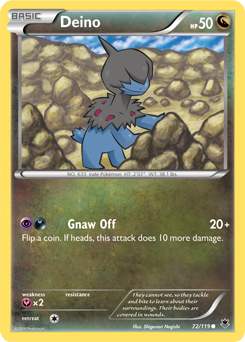 Deino - The Transdimensional Beast #30 Pokemon Card