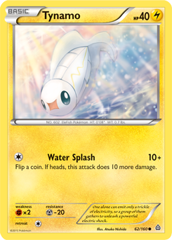 Tynamo Common Pokemon Card BW3 Noble Victories 38/101 