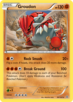 Cartas pokemons groudon