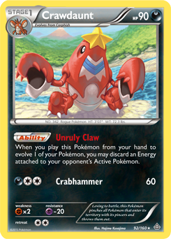 Crawdaunt - #0342 -  Pokédex