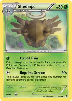 Shedinja Support Set Cursed - for Pokemon TCG Online ptcgo in Game Card