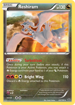 Reshiram EX (BW36) [Black & White: Black Star Promos]