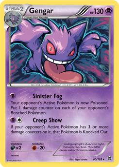 Gengar-EX, XY—Phantom Forces, TCG Card Database