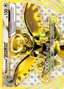 Noctowl Rare Pokemon Card XY BREAKThrough 120/162 