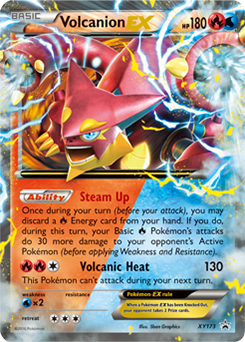  Volcanion Prism Star - 31/131 - Holo Rare - Forbidden Light :  Toys & Games