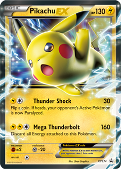 mega pikachu card