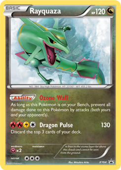 M Rayquaza ex pokemon card