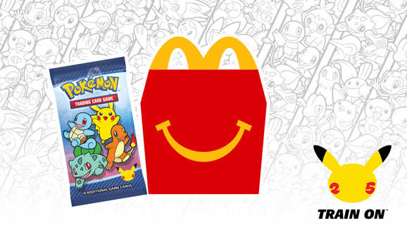 Collect 25th Anniversary Pokemon Tcg Cards In Mcdonald S Happy Meals Pokemon Com