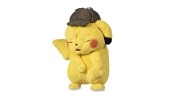 detective pikachu 8 inch plush