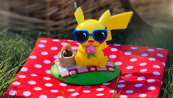 a day with pikachu funko pop