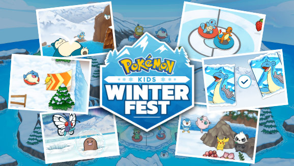 Play Minigames And Enjoy Fun Activities At Pokemon Kids Winter Fest Pokemon Com