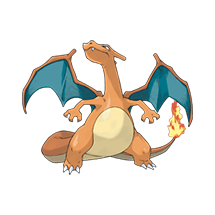 Teaser showing Charizard