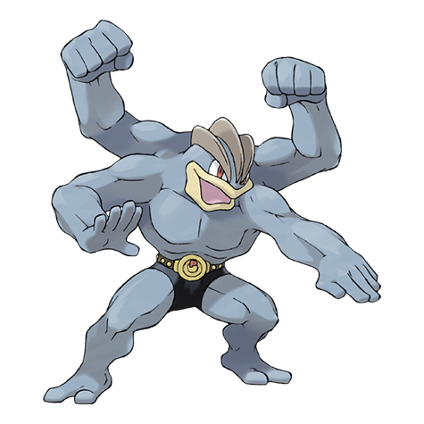 Personagens de Animes - Machamp - Pokemon Um dos incriveis pokemons  lutadores da primeira geracao que e super fodastico com uma cara de mau e  quatro bracos ele nocauteia os seus adversarios