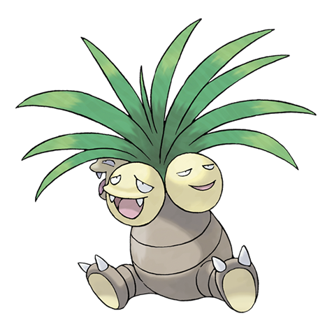 Exeggutor de Alola V  Pokémon GO do Pokémon Estampas Ilustradas