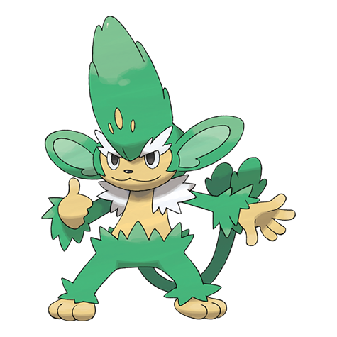 Pansage, Wiki Pokédex