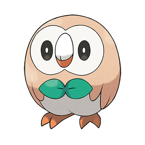 Pokemon Rowlet Roxo - Pokemon - #