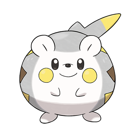 Deux Fèves Pokemon Sabelette D'alola Et Togedemaru