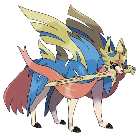 Zamazenta, Crowned Shield form with custom mouth expression