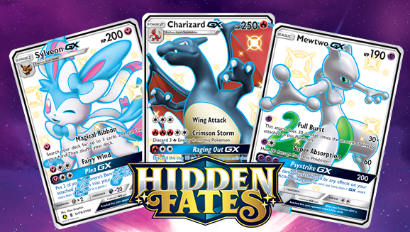 Shiny Pokemon And Rare Secret Cards From Pokemon Tcg Hidden Fates Pokemon Com