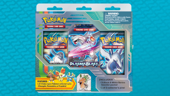 Pokemon 3 pack Blister & Pin Badge 