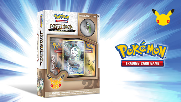 Pokemon Mythical Meloetta Box with 6 Figures and Deck Box