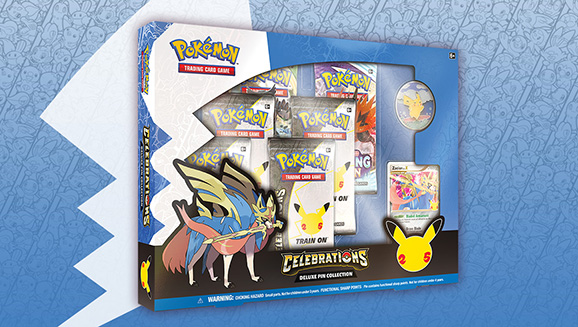 Pokémon TCG: Celebrations Deluxe Pin Collection | Pokemon.com
