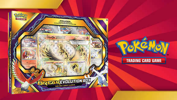 2016 Pokemon TCG Break Evolution Box Featuring Ho-Oh and Lugia - US