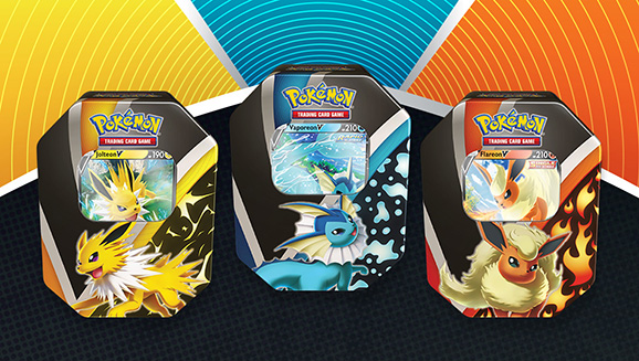 Eevee Evolutions Tin (Set of 3)