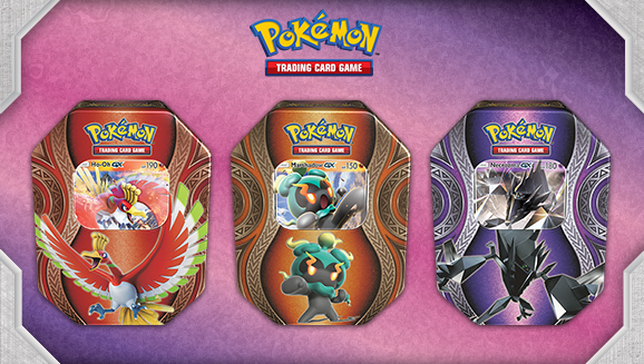 POKEMON TCG Pokémon TCG Mysterious Powers Tin Ho-Oh GX/Necrozma GX/Marshadow  GX Lot for Women