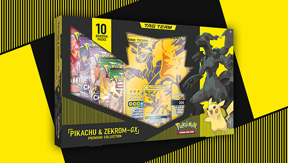 Pikachu and Zekrom-GX Premium Collection Pokemon Trading Card Game 