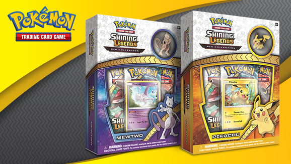 Pokémon TCG: Shining Legends Pin Collections—Pikachu Mewtwo | .com