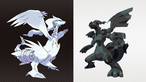 legendary pokemon characters black and white