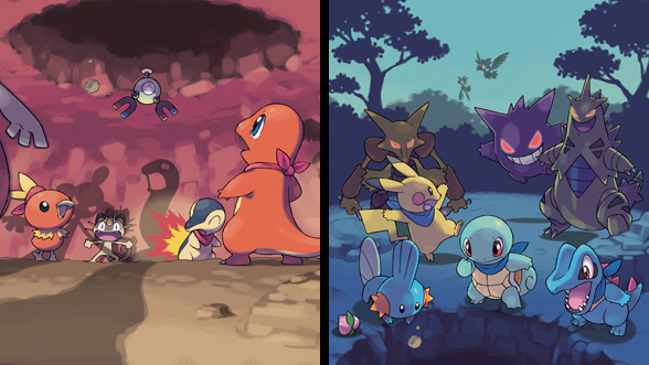 Pokémon Mystery Dungeon Blue Rescue Team and Mystery Dungeon Red Rescue Team | Video Games & Apps