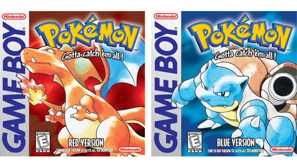 Image result for pokemon red and blue