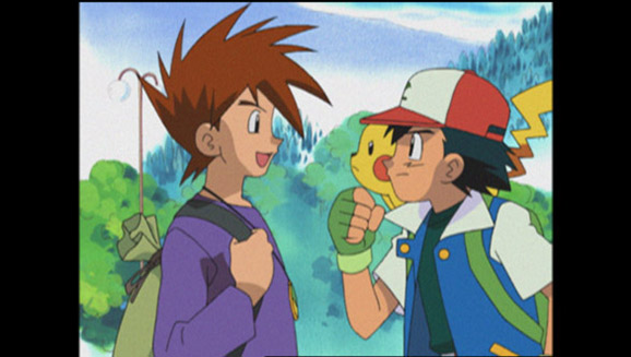 gary and ash pokemon