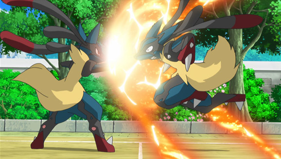 lucario vs pikachu