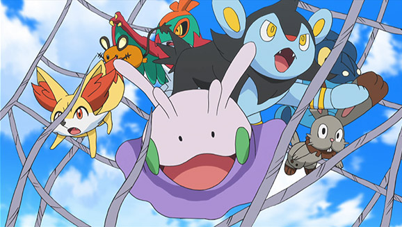 Ash chega a Região Kalos  Pokémon a Série: XY - (dublado) PT/BR