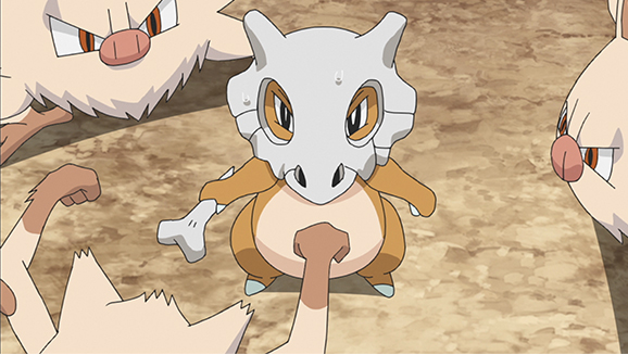 ◓ Anime Pokémon Journeys (Pokémon Jornadas) • Episódio 15: Dia de inverno,  onde está o osso de Cubone?