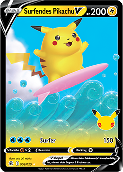 Surfendes Pikachu-V