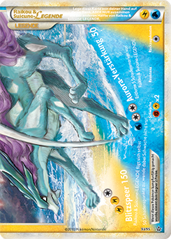 Raikou- & Suicune-LEGENDE (unten)